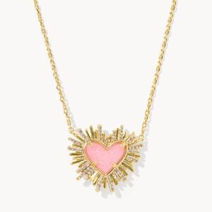Dolly Parton x Kendra Scott Ari Heart Gold Pendant Necklace